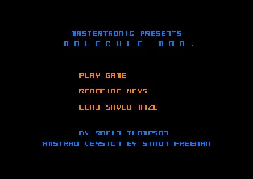 Molecule Man (UK) (1986) (Trainer) screen shot title